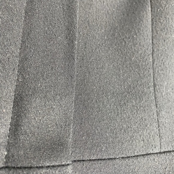 Theory Jacket Womens Size 4 Black Wool Blend Goat Leather Rory Blazer Collarless - Picture 15 of 16